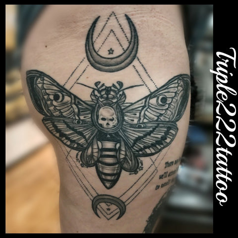 Neo Traditional Moth