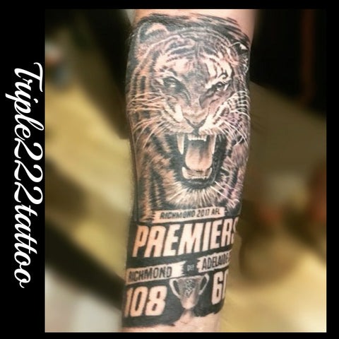 Realism Black and Grey Tiger