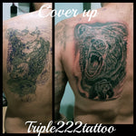 Cover up Black and Grey Realism