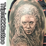 Vikings Lagertha Portrait Tattoo