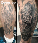 Cover up Black and Grey Joker