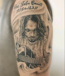 Chris Cornell Portrait Tattoo